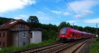 1-Ausfahrt Breternitz RE 4985 Saalfeld-N&uuml;rnberg am 22.06.2024 mit 462 039 DB Regio N&uuml;rnberg