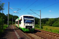 7- VT 650 EB Saalfeld- Blankenstein Halt in Breternitz 22.06.2024