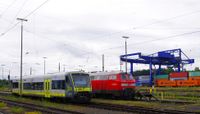 2-VT 650 708 Agilis Ag M&uuml;nchberg-Bad Steben und 218 409 DB Regio in Hof Hbf 11.07.2024
