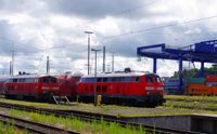 5-RE 4854 aus M&uuml;nchen Hbf in Hof Hbf einfahrend mit 218 403 am 11.07.2024